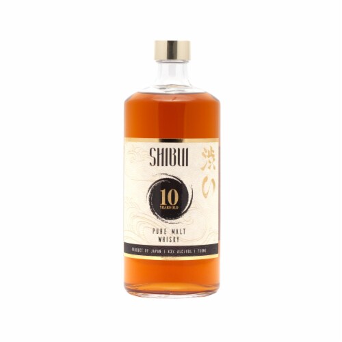 Shibui Aged 10 Years Pure Malt Chubu Single Whisky Perspective: front