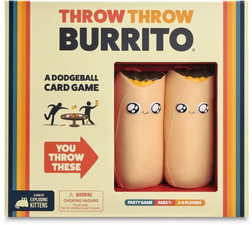 Exploding Kittens Throw Throw Burrito® Original Edition Party Game Perspective: front