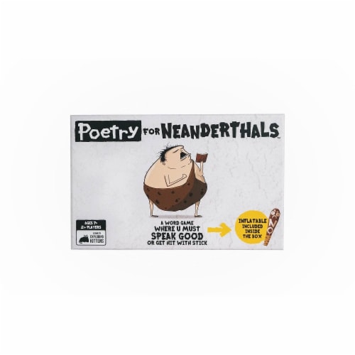 Poetry for Neanderthals™ Board Game Perspective: front