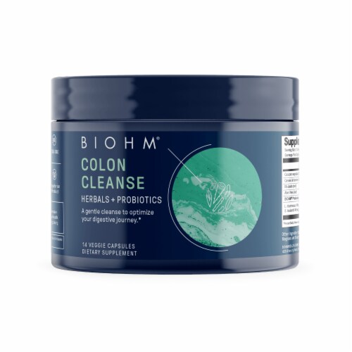 BIOHM Colon Cleanse with Probiotics Perspective: front