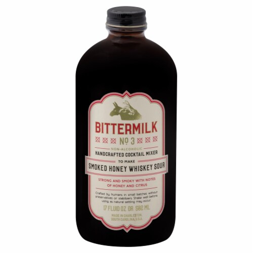 Bittermilk Smoked Honey Whiskey Sour Handcrafted Cocktail Mixer