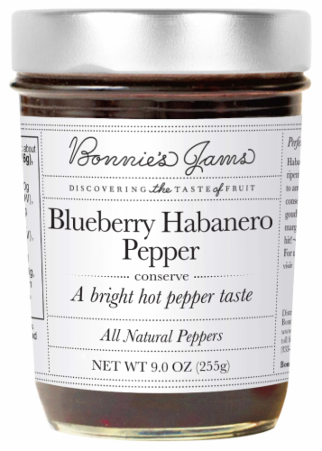 Bonnie's Jams Blueberry Habanero Pepper Conserve Perspective: front