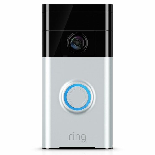 Ring Wi Fi Video Doorbell Satin Nickel 1 ct Fry s Food Stores