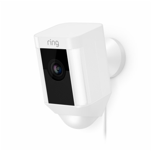 Ring™ Wired Spotlight Cam - White Perspective: front