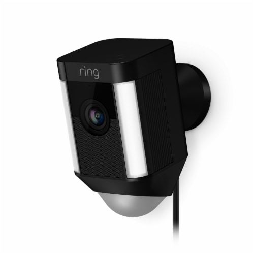 Ring™ Wired Spotlight Cam - Black Perspective: front