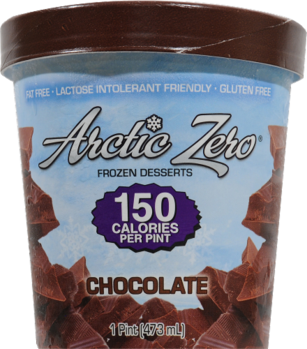 Arctic Zero Frozen Desserts Chocolate Perspective: front