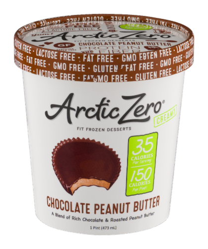 Arctic Zero Chocolate Peanut Butter Frozen Desserts Perspective: front