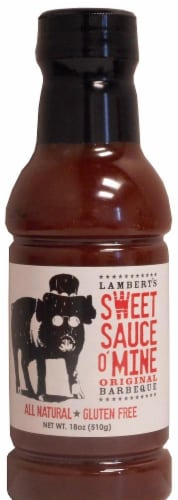 Lambert's Sweet Sauce O' Mine Original BBQ Sauce Perspective: front