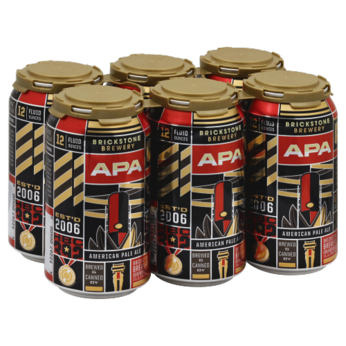 Brickstone Brewery American Pale Ale Beer Perspective: front