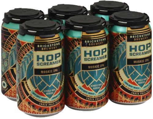 Brickstone Brewery Hop Screamer Mosaic IPA Perspective: front