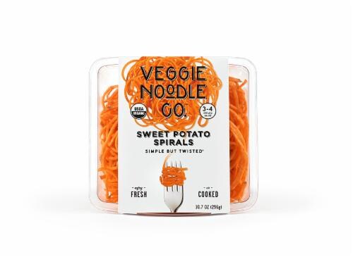 Veggie Noodle Co. Cooked Sweet Potato Spirals Perspective: front