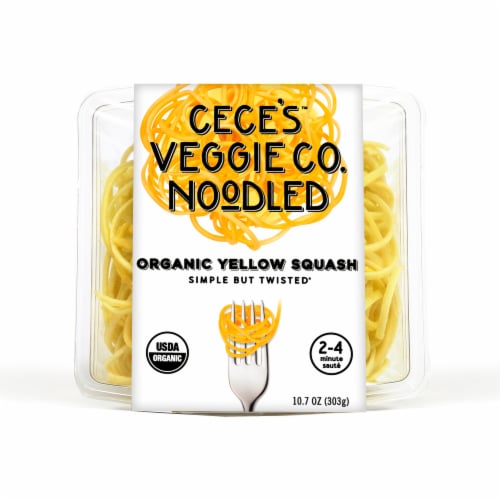 Cece's Veggie Co. Noodled Organic Yellow Squash Spirals Perspective: front