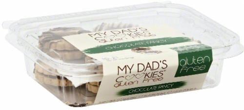 My Dad's Gluten Free Chocolate Fancy Cookies Perspective: front