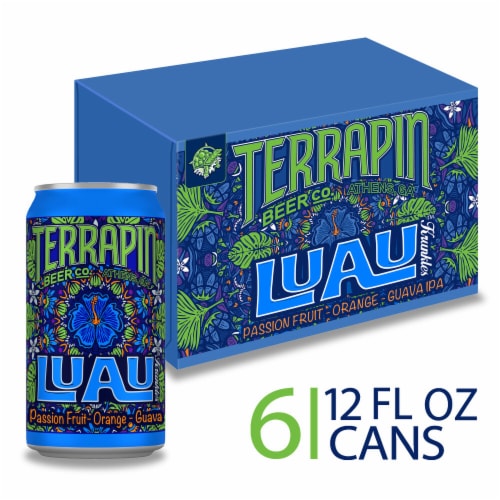 Terrapin Luau Krunkles IPA Cans Perspective: front