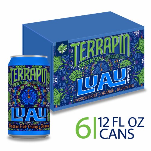 Terrapin Luau Krunkles IPA Cans Perspective: front
