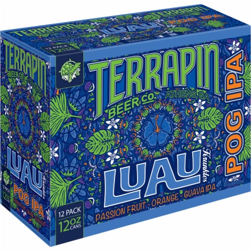 Terrapin Luau Krunkles IPA Cans Perspective: front