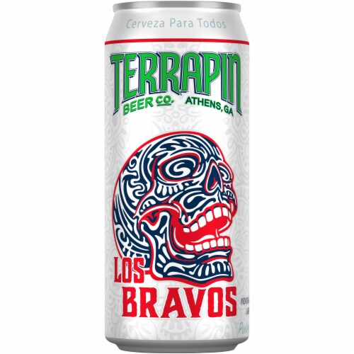 Terrapin Beer Co. Los Bravos Mexican-Style Lager Beer Perspective: front