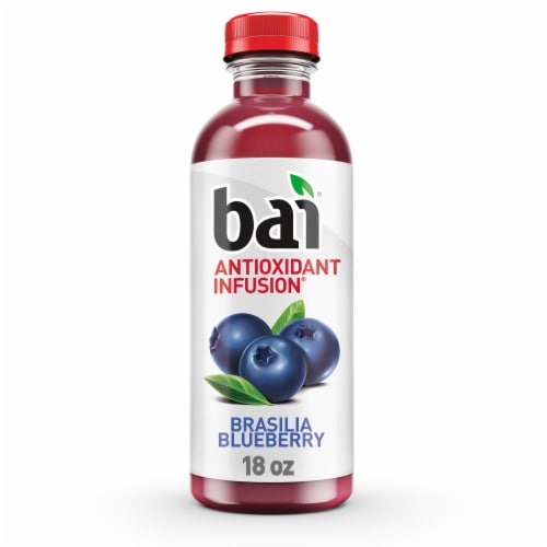 Bai® Antioxidant Infused Brasilia Blueberry Flavored Bottled Water Perspective: front