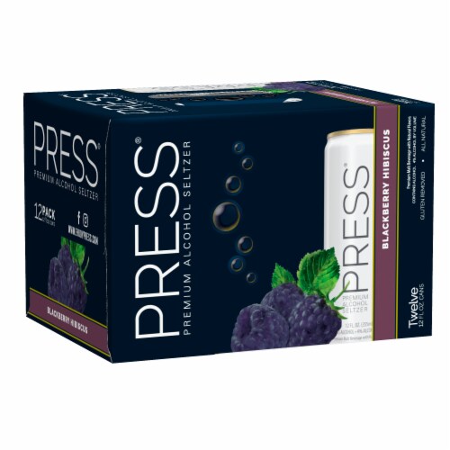 PRESS Premium Hard Seltzer Perspective: front
