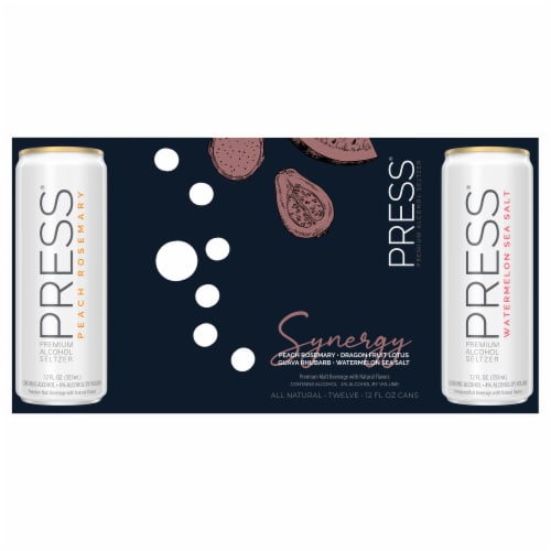 Press Synergy Hard Seltzer Variety Pack Perspective: front