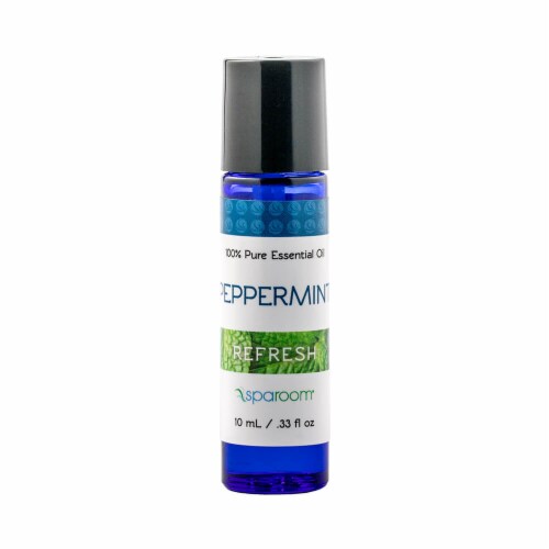 Peppermint Essential Oil 10 mL / 0.34 oz. Perspective: front