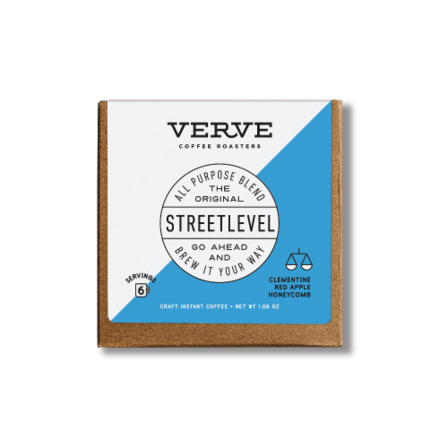 Verve Streetlevel Craft Clementine Red Apple Honeycomb Instant Coffee Perspective: front