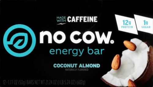 no cow Coconut Almond Energy Bars Perspective: front