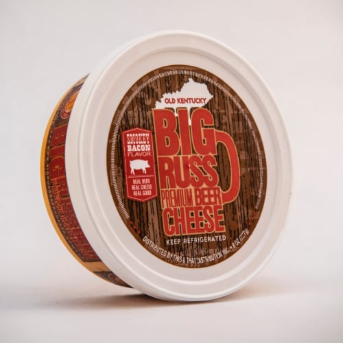 Big Russ Beer Cheese Bacon Flavored Cheese Spread Perspective: front