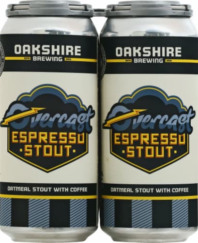 Oakshire Brewing Co. Overcast Espresso Stout Perspective: front