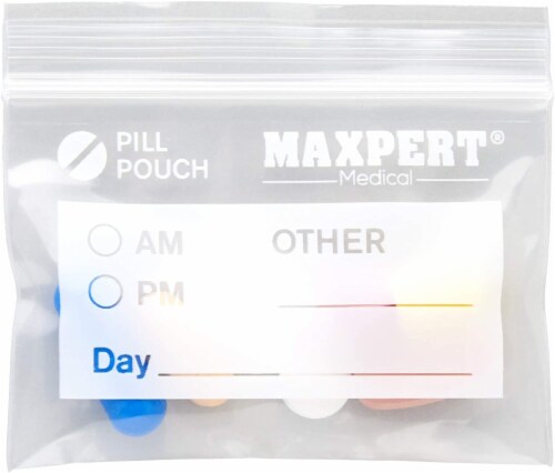 Pill Bag Count with Size 3 X 2 3 Mil Plastic Pill Organizer Bags