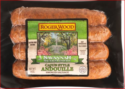 Savannah Andouille Smoked Sausage Perspective: front