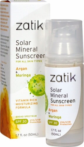 Zatik SPF 30 Solar Mineral Sunscreen Perspective: front