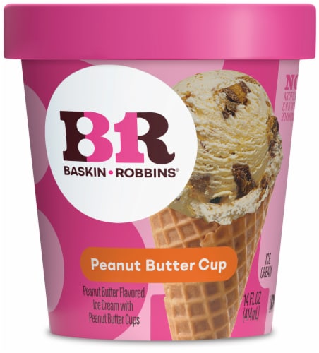 Baskin Robbins® Peanut Butter Cup Ice Cream Perspective: front