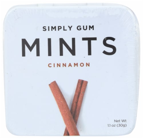 Simply Gum Cinnamon Mints Perspective: front