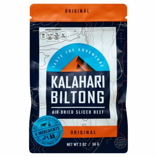 Kalahari Biltong Original Dried Beef Perspective: front