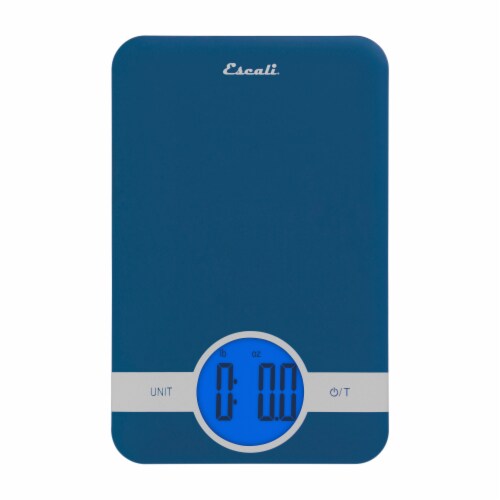 Escali Ciro Blue Digital Scale Perspective: front