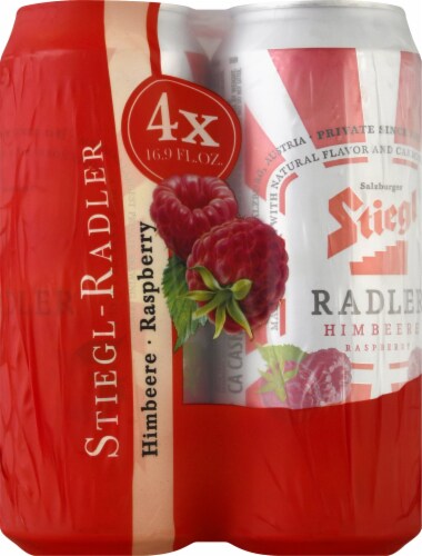Stiegl Raspberry Radler Beer Perspective: front