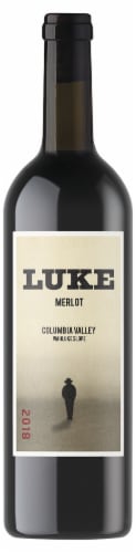 Luke Merlot Red Wine Perspective: front
