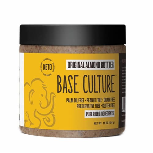 Base Culture Original Almond Butter Perspective: front