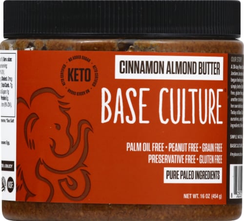 Base Culture Cinnamon Almond Butter Perspective: front