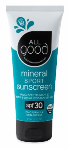 Elemental Herbs  All Good Sport Sunscreen SPF 30 Perspective: front