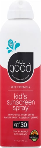 All Good Kid's Sunscreen Spray SPF 30 Perspective: front