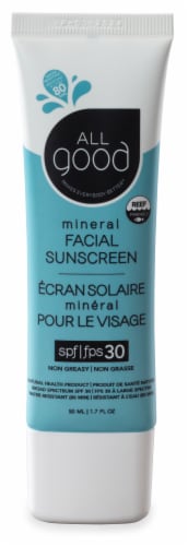 All Good Mineral Facial SPF 30 Sunscreen Perspective: front