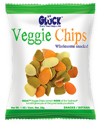 Gluck Veggie Chips Perspective: front
