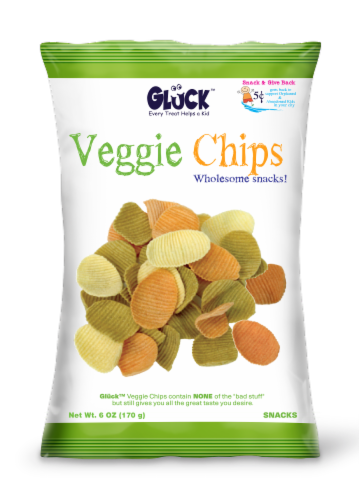 Gluck Veggie Chips Perspective: front