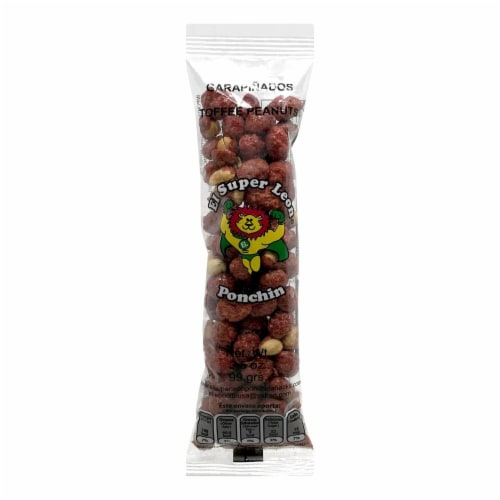 El Super Leon® Garapinado Toffee Peanuts Perspective: front
