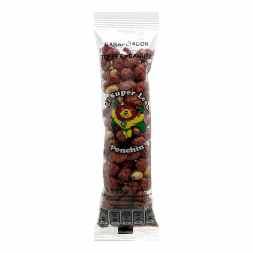 El Super Leon® Garapinado Toffee Peanuts Perspective: front