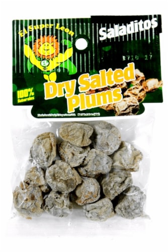 El Super Leon® Dry Salted Plums Perspective: front