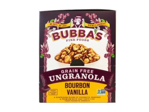 Bubba's Fine Foods Grain Free Bourbon Vanilla UnGranola Perspective: front