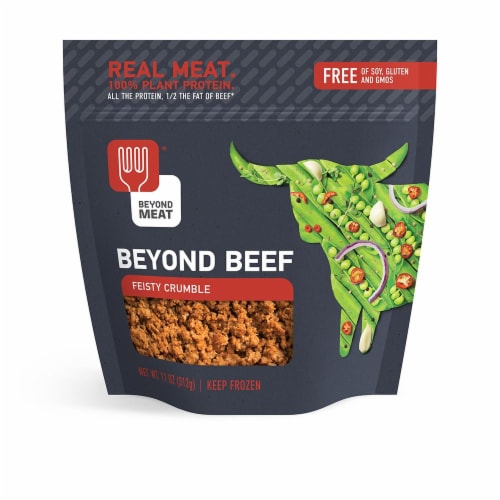 Beyond Meat Feisty Beef-Free Crumble Perspective: front